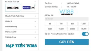 Giới thiệu các hình thức nạp tiền WI88